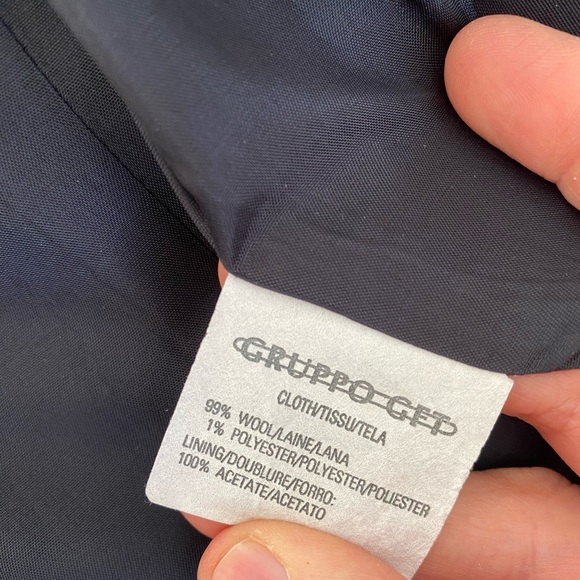 Emanuel Ungaro black pinstripe wool oversized blazer - Picture 11 of 11